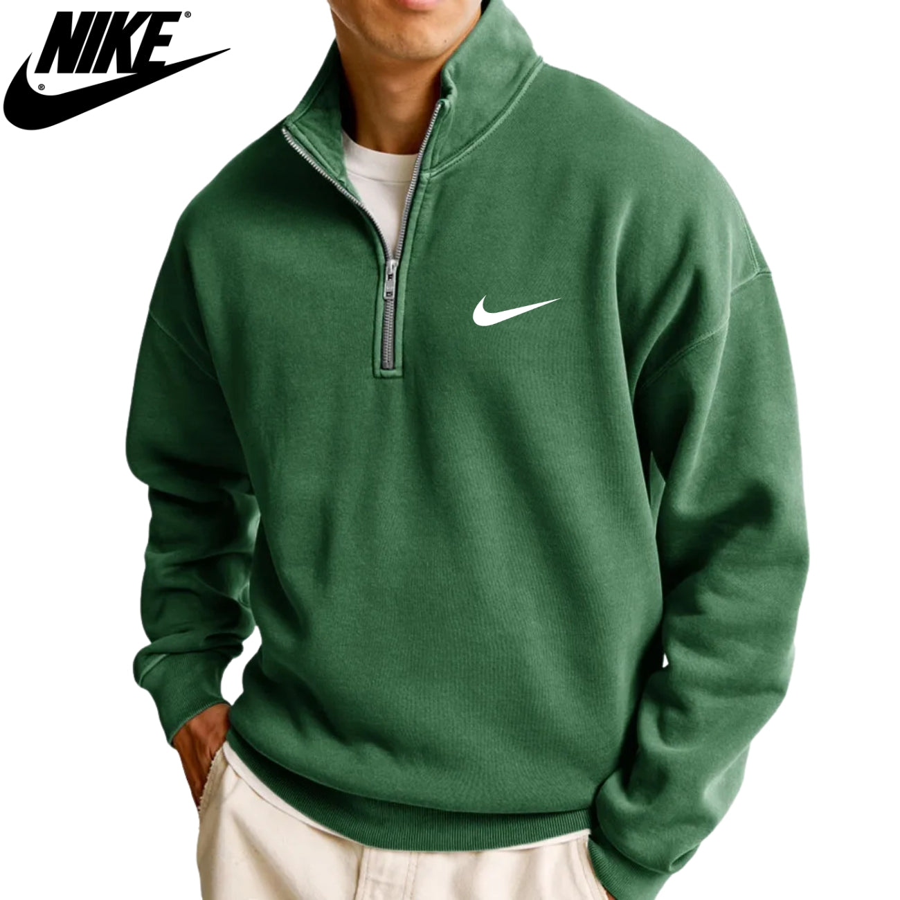 Casual Quarter-Zip Sweatshirt || CLEARANCE SALE