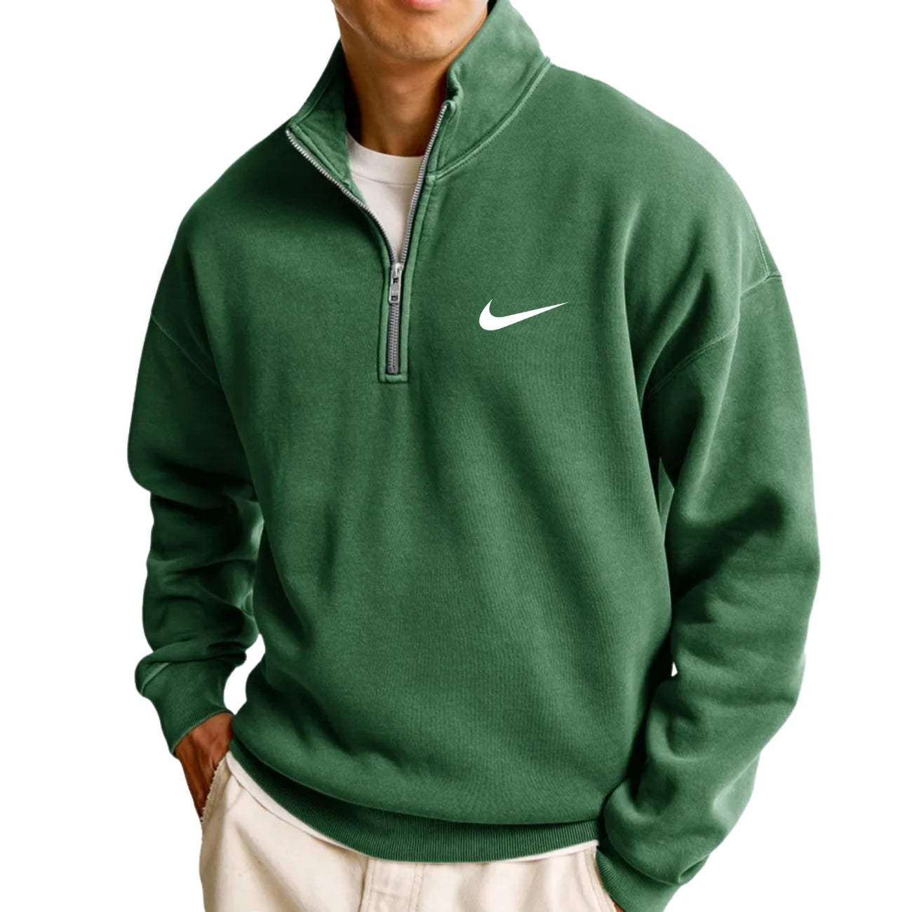 Casual Quarter-Zip Sweatshirt - NEW COLLECTION