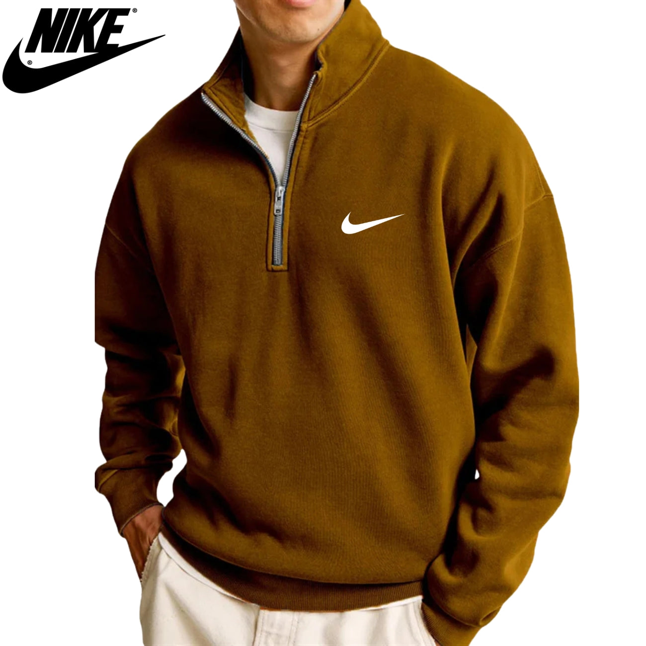 Casual Quarter-Zip Sweatshirt || CLEARANCE SALE