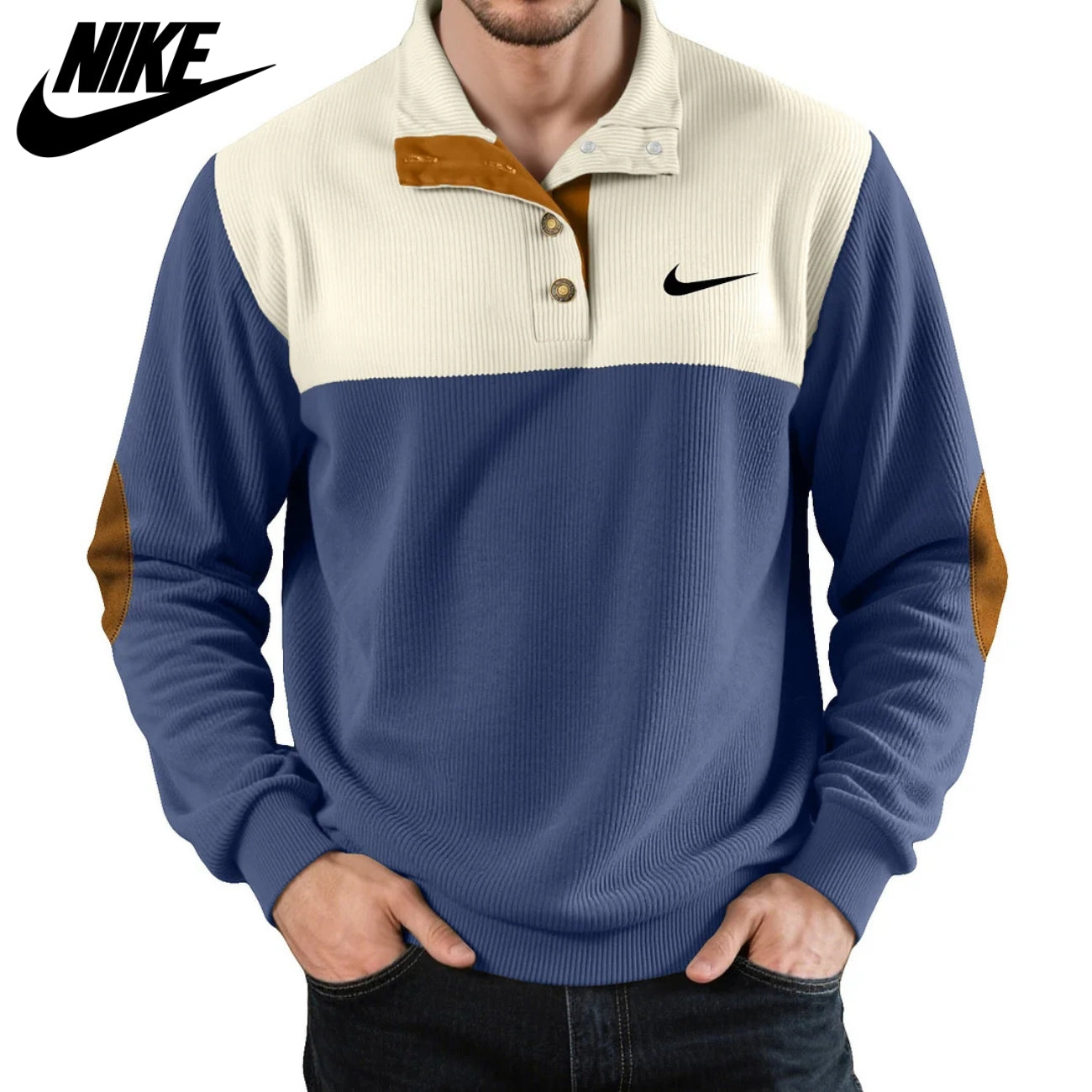 Retro Panel Sweater || CLEARANCE SALE