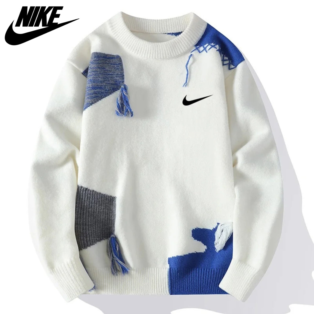 Textured Patchwork Sweater || CLEARANCE SALE