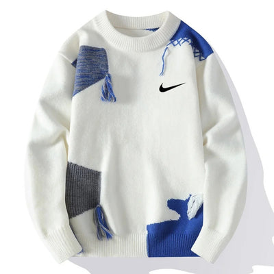 Textured Patchwork Sweater - NEW COLLECTION