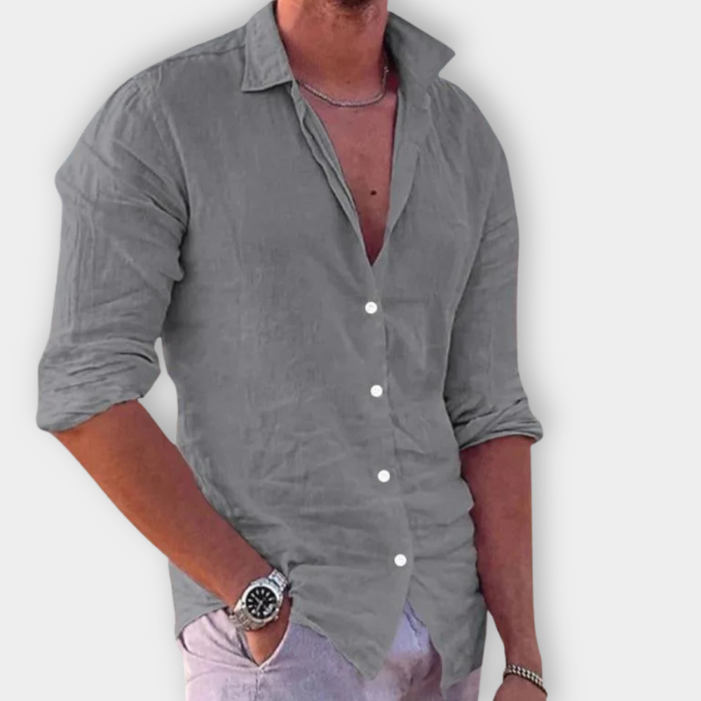 Trevor - Men's Linen Shirt