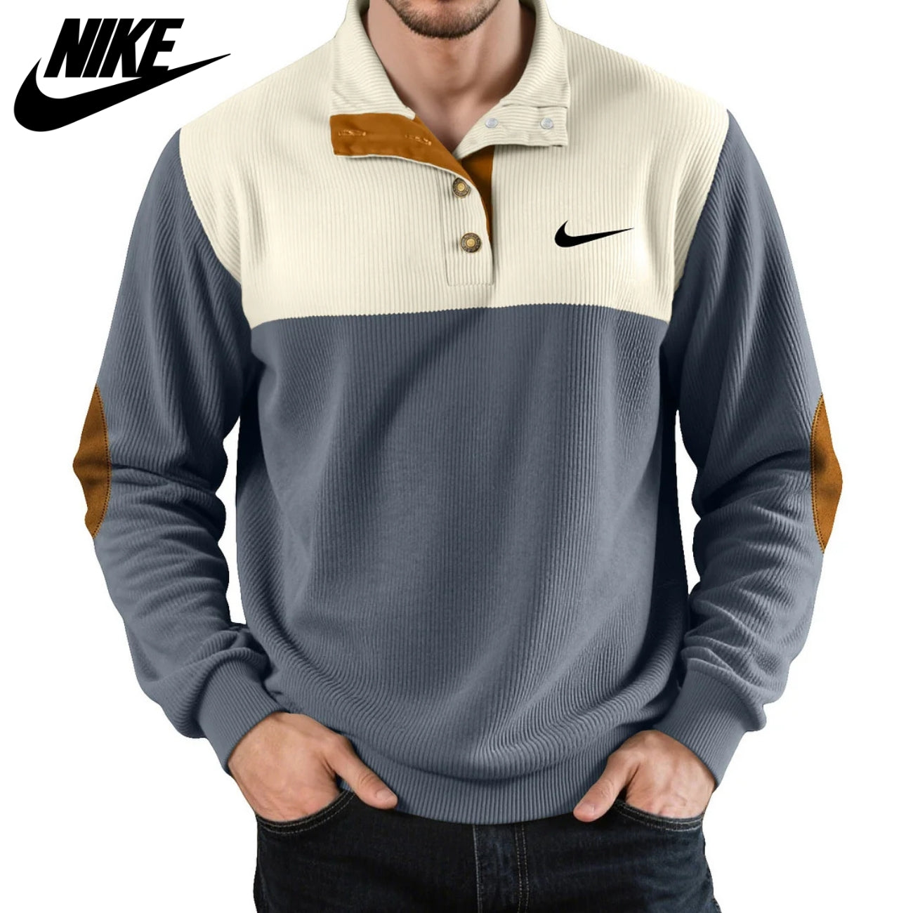 Retro Panel Sweater || CLEARANCE SALE