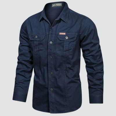 Sidney - Long Sleeve Cargo Overshirt
