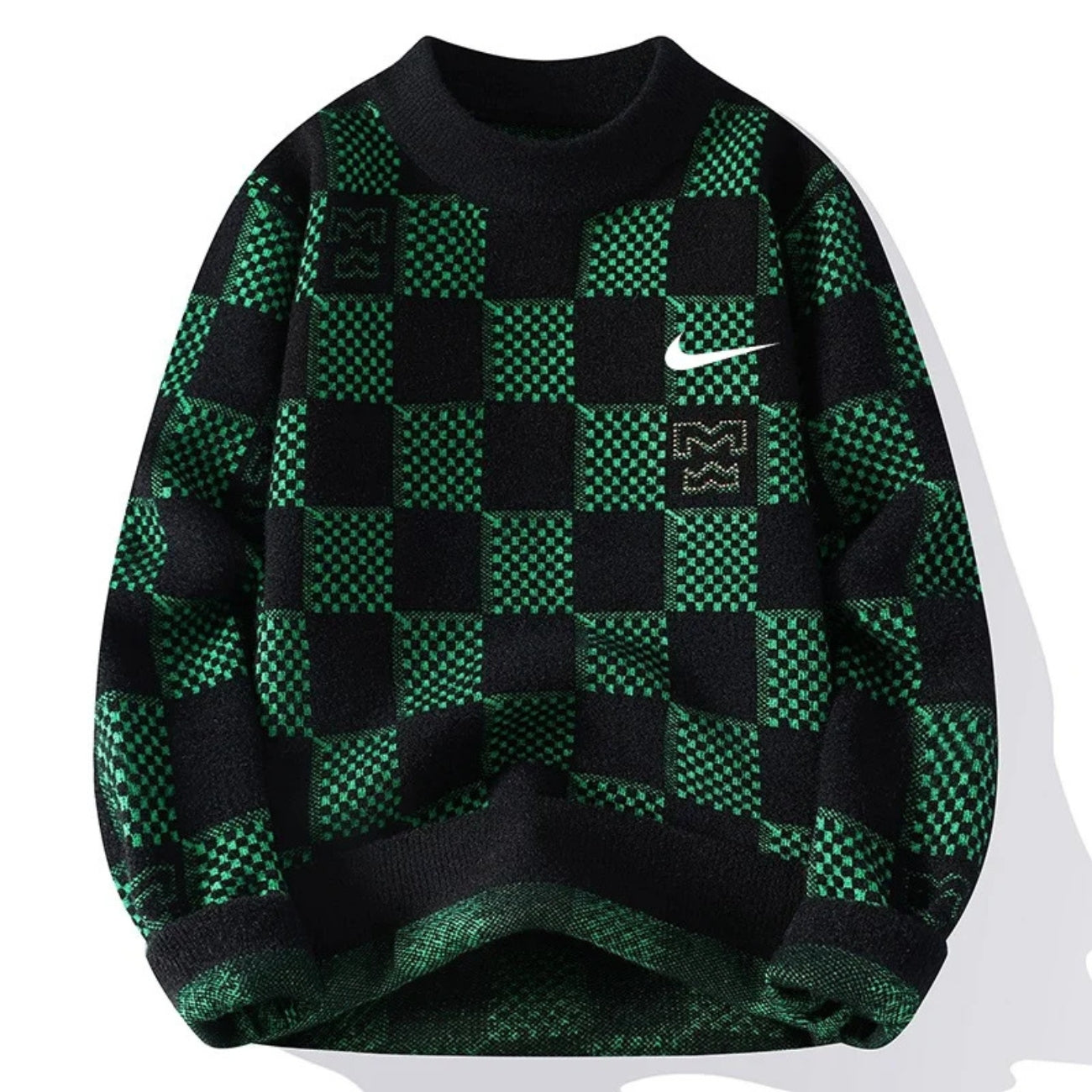 Retro Grid Knit Pullover - NEW COLLECTION