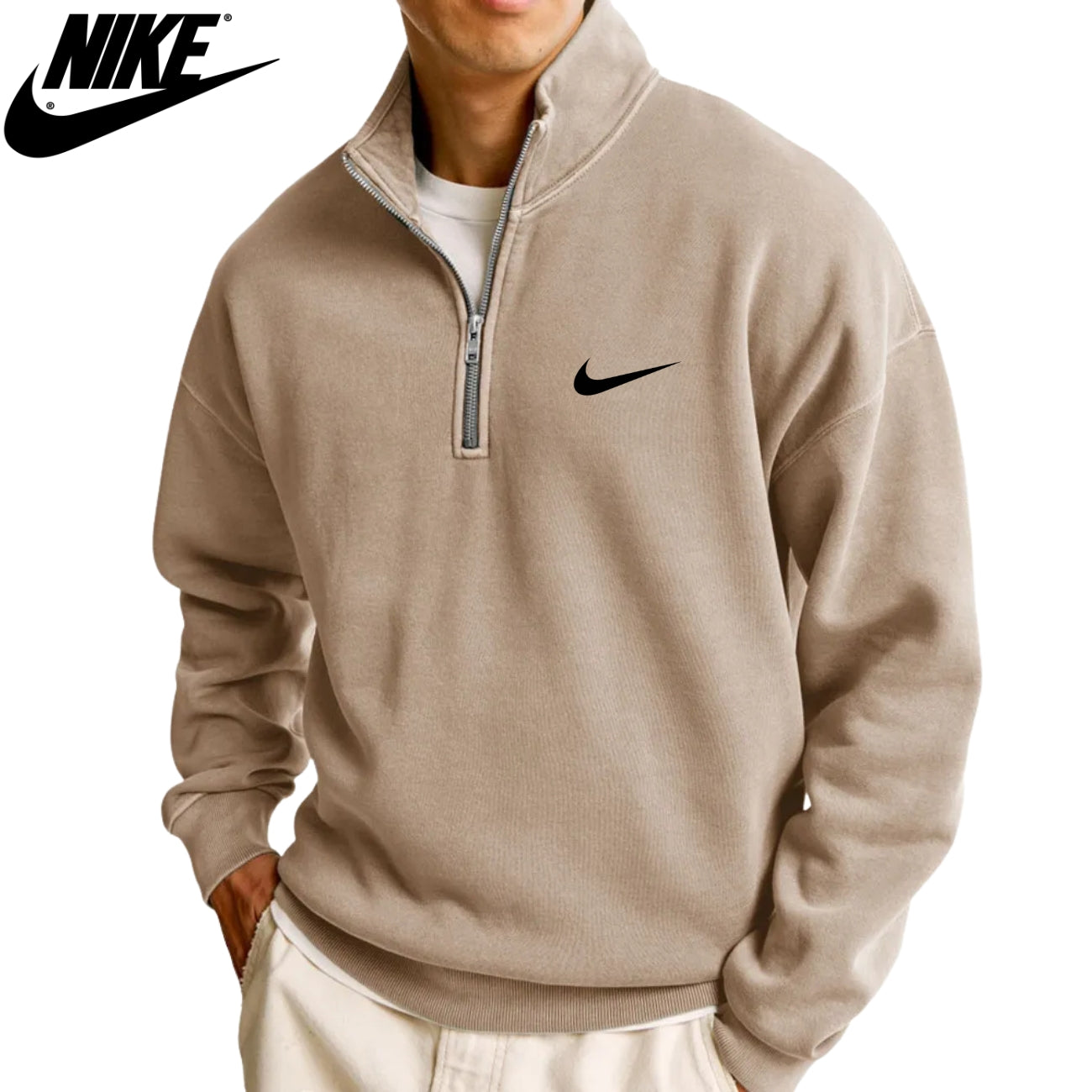 Casual Quarter-Zip Sweatshirt || CLEARANCE SALE