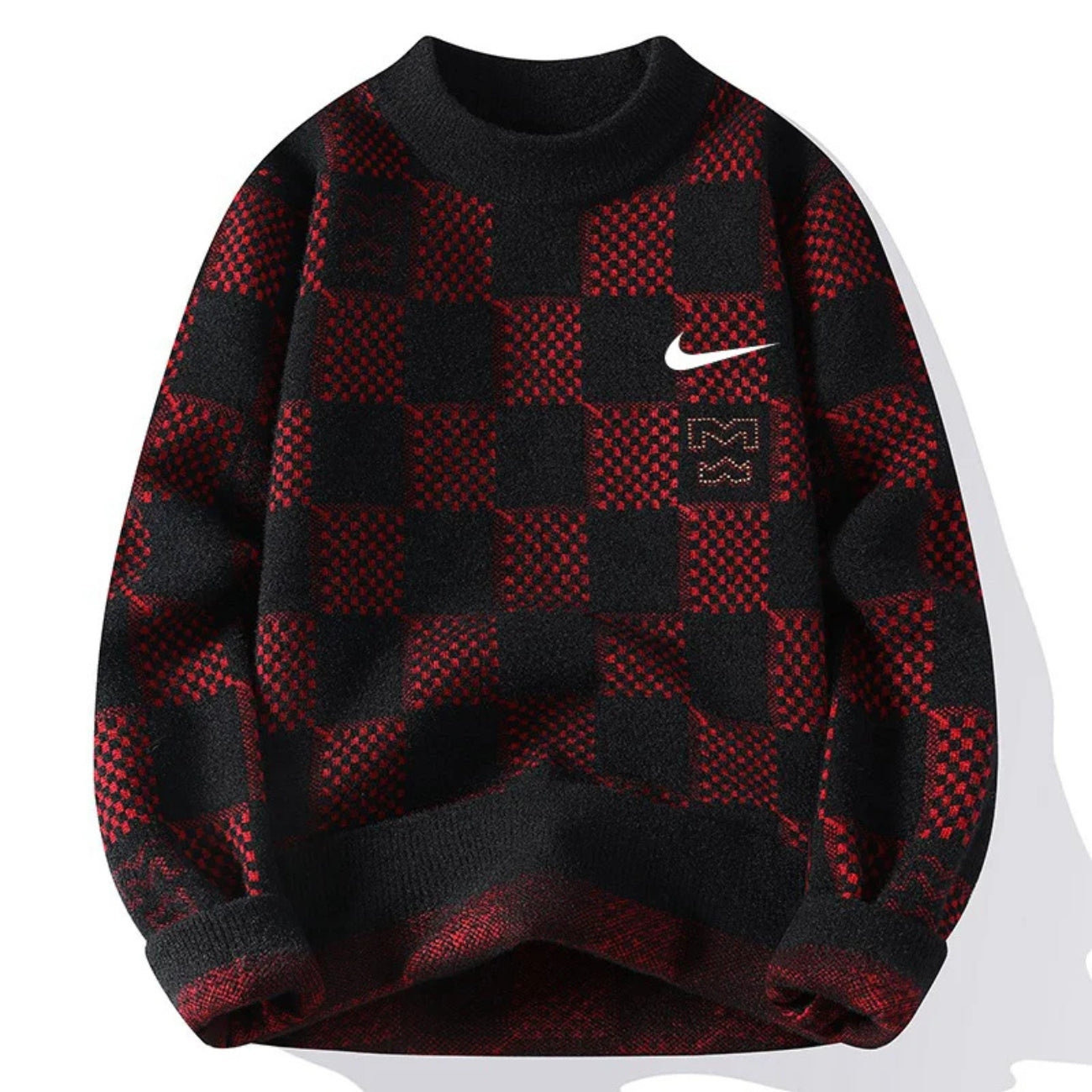 Retro Grid Knit Pullover - NEW COLLECTION